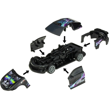 Инерционная машинка Crash'ems Крашмобиль 2 в 1 Volcano (1300) - Pampik - 3