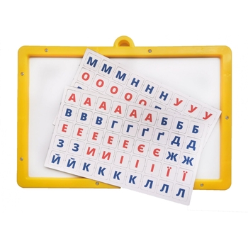 Магнитная доска Умняшка Магнитный алфавит, укр. язык (2095) - Pampik - 2
