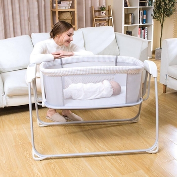 Кроватка-люлька Mastela 8902 серая (25841) - Pampik - 9