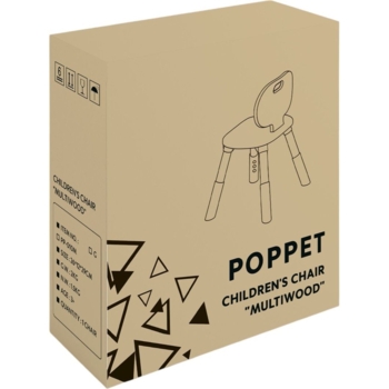 Стілець дитячий Poppet Multiwood білий (PP-010M) - Pampik - 2