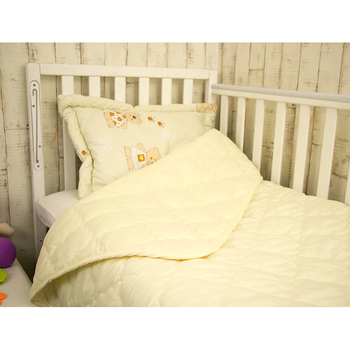 Одеяло детское силиконовое Руно, 140х105 см, демисезон, молочное (320.52СЛКУ_Молочні) - Pampik - 3