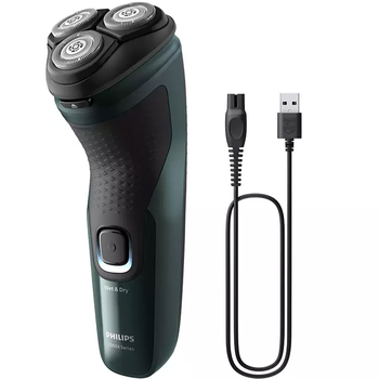 Електробритва Philips Series X3000 X3002/41, темно-зелена - Pampik - 3