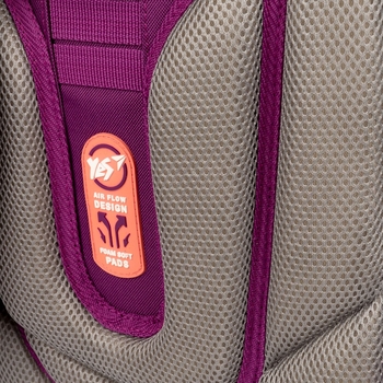 Рюкзак каркасний Yes H-12 Corgi, сиреневый с серым (559020) - Pampik - 6