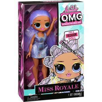 Лялька L.O.L. Surprise OPP OMG Місс Роял, 27 см (987710) - Pampik - 5