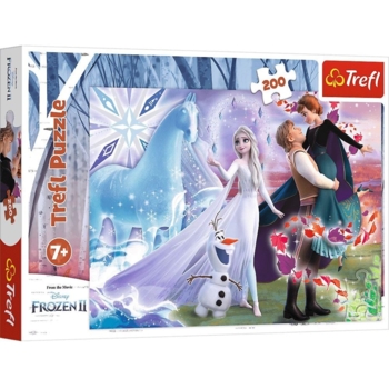 Пазли Trefl Магічний світ сестер Frozen 200 елементів - Pampik