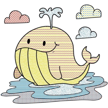 Водяні розмальовки Талант Морські тварини (8w-seanim) - Pampik - 3