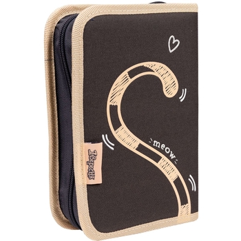 Пенал твердий 1 Вересня HP-03 Pussycat, 13х21х3 см, сірий (533447) - Pampik - 2