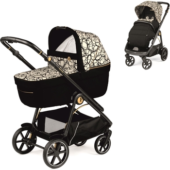 Коляска Peg-Perego Veloce Grafic Gold, 3 в 1, золота з чорним (PACK-VEL31SL50RO01) - Pampik - 5