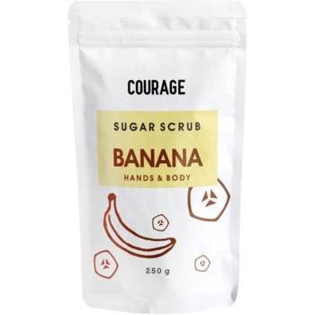 Сахарный скраб для рук и тела Courage Sugar Scrub Banana 250 г - Pampik