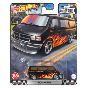 Автомодель Hot Wheels Boulevard Dodge Van чорна (GJT68/HKF15) - Pampik