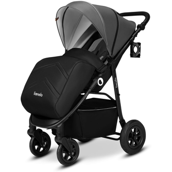 Прогулянкова коляска Lionelo Natt Grey Stone, сіро-чорна (LO-NATT GREY STONE) - Pampik - 3