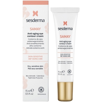 Антивозрастной крем для контура глаз Sesderma Samay Anti-аging Eye Contour Cream, 15 мл - Pampik