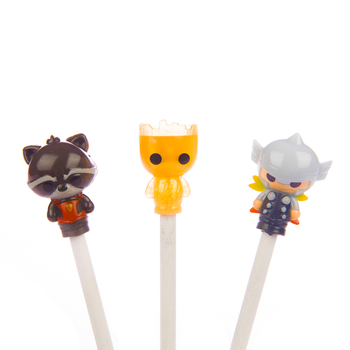 Набір колекційних фігурок-топерів Sambro Bops n Tops Марвел, 3 шт., в асортименті (MAR-3980-KV-FO) - Pampik - 3