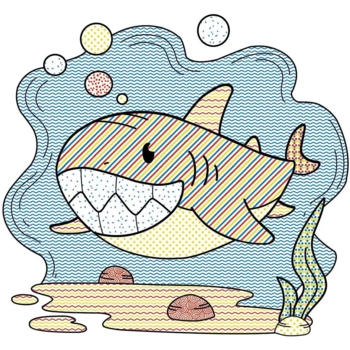 Водяні розмальовки Талант Морські тварини (8w-seanim) - Pampik - 5