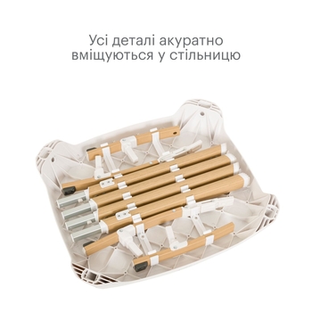 Стільчик для годування Tutti Bambini Nova, білий (611010/3511) - Pampik - 11