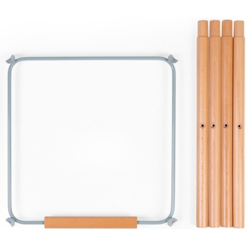 Комплект дополнительных удлинительных ножек Childhome Evolu с подножкой, бежевый (CHEVOFTMI) - Pampik