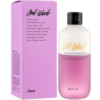 Гель для душа Kiss by Rosemine Fragrance Oil Wash - Oh, Fresh Forever, цветочный аромат ириса, 300 мл - Pampik