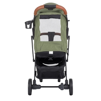 Прогулочная коляска El Camino Loona ME 1090-1 Olive Green, зеленая с черным (25381) - Pampik - 6