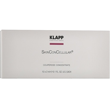 Антикуперозный ампульный концентрат Klapp Skin Con Cellular Couperose Concentrate Ampoules, 10 шт., 2 мл - Pampik