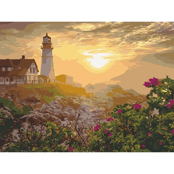 Картина по номерам ArtCraft Маяк в Портленде США 40x50 см (10549-AC) - Pampik