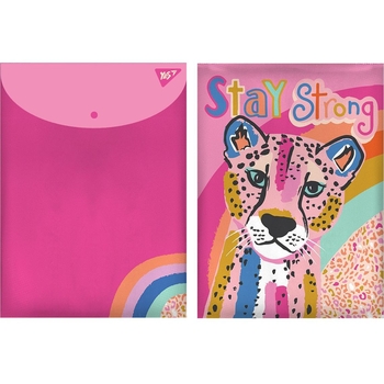 Папка-конверт Yes Pink Panther, A4, с кнопкой (491881) - Pampik