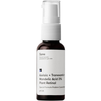 Сыворотка для проблемной кожи лица Sane, с кислотами и ретинолом в липосомах, 30 мл - Pampik