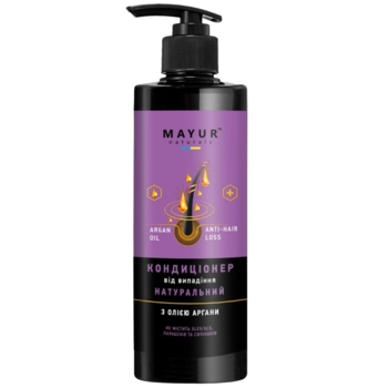 Кондиционер от выпадения Mayur Натуральный с арганой, 500 мл - Pampik
