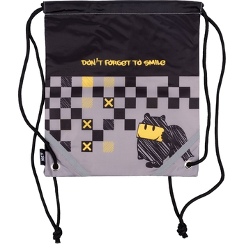 Сумка для взуття Yes SB-10 Don’t Foget to Smile сіра (559150) - Pampik