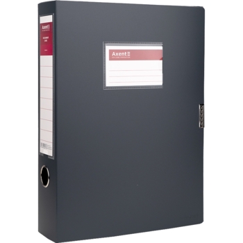 Папка-коробка на липучці Axent А4 60 мм, сіра (1760-03-A) - Pampik