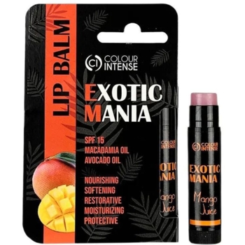 Бальзам для губ Colour Intense Exotic Mania 02 (Сок манго), 5 г - Pampik