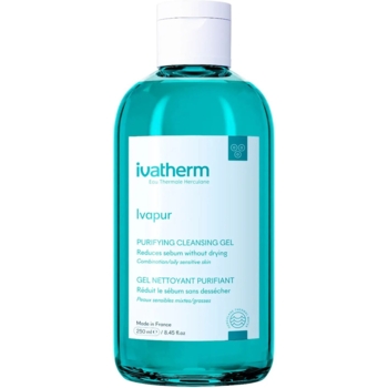 Гель-пенка очищающая Ivatherm Ivapur для чувствительной, комбинированной или жирной кожи 250 мл - Pampik