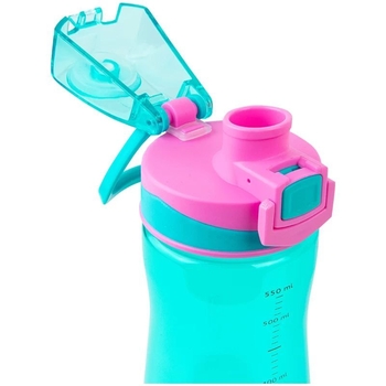 Пляшечка для води Kite 650 мл бірюзова (K23-395-2) - Pampik - 2