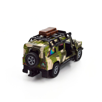 Игровой набор TechnoDrive Land Rover Defender Military с прицепом (520027.270) - Pampik - 9