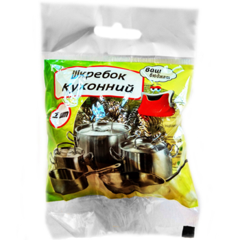 Скребок кухонный в пакете Ваш Бюджет, 1 шт. - Pampik