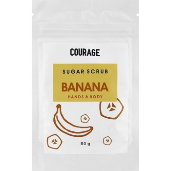 Цукровий скраб для рук і тіла Courage Sugar Scrub Mini Banana 50 г - Pampik