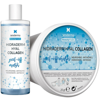 Маска-пилинг для лица Sesderma Beauty Treats Hidraderm Hyal Collagen Peel-Off Mask 75 мл + 25 г - Pampik