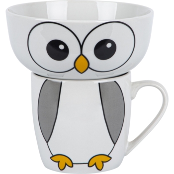 Набір дитячого посуду Limited Edition Happy Owl, різнокольоровий (YF6014) - Pampik