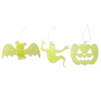Набор Yes! Fun Halloween Monster team Подвески светящиеся в темноте, 3 шт. (974347) - Pampik