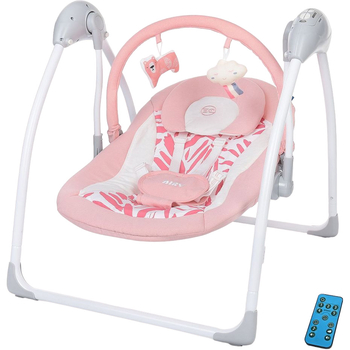 Качели El Camino Airy ME 1047L Rose Leaves, розовые (25527) - Pampik