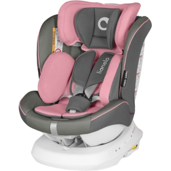 Автокресло Lionelo Bastiaan One Pink Baby, серо-розовое (LO-BASTIAAN ONE PINK BABY) - Pampik
