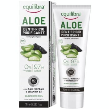 Зубная паста Equilibra Active Charcoal Toothpaste Gel 75 мл - Pampik