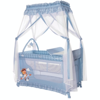Манеж Lorelli Magic Sleep, блакитний (24095) - Pampik