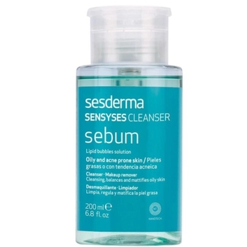 Липосомальный лосьон Sesderma Laboratories Sensyses Cleanser Sebum, для жирной и склонной к акне кожи, 200 мл - Pampik