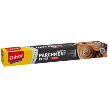 Пергамент для випікання Chisto Professional XXL, листовий силіконізований, 38х42 см, 15 шт. - Pampik