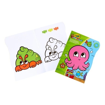 Розмальовка Crayola Mini Kids Море, 16 сторінок (25-1480-1) - Pampik - 2
