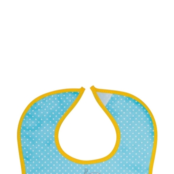 Нагрудник бавовняний Baboo Me to You, 3+ міс., синій (11-101) - Pampik - 6