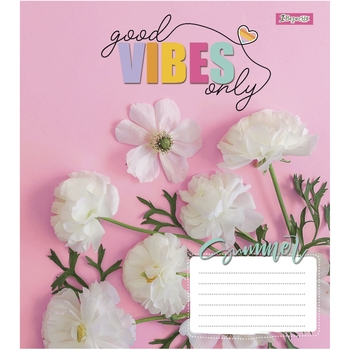 Тетрадь общая 1 Вересня Vibes, A5, в клеточку, 60 листов - Pampik - 4