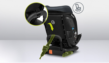 Автокрісло Lionelo Bastiaan RWF i-Size Grey Stone, чорно-сіре (LO-BASTIAAN RWF I-SIZE GREY STONE) - Pampik - 9