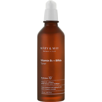 Тонер Mary & May Vitamine В5+ Bifida Toner, з біфідобактеріями й вітаміном В5, 120 мл - Pampik