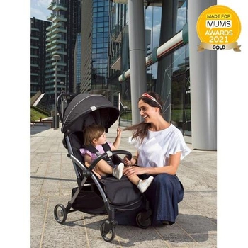 Прогулочная коляска Chicco Goody Plus, серый (79877.72) - Pampik - 3